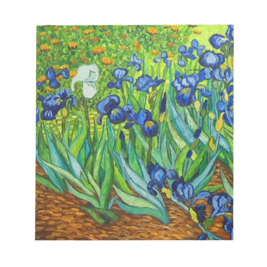 Van Gogh Irises Notitieblok (Voorkant)
