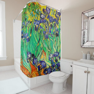 Van Gogh Irises/Paars/St. Remy Douchegordijn