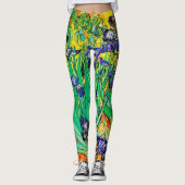 Van Gogh Irises/Paars/St. Remy Leggings (Voorkant)