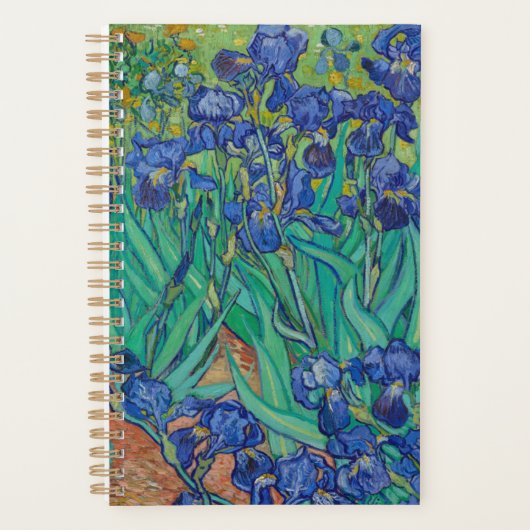 Van Gogh Irises Planner (Voorkant)