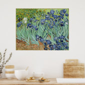 Van Gogh Irises,  Post Impressionisme Art Poster (Keuken)