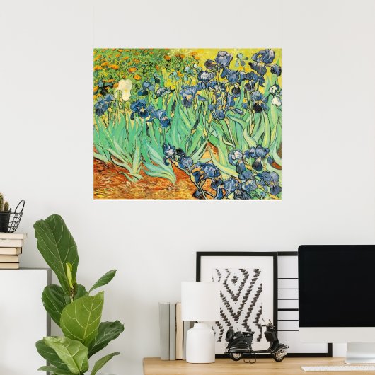 Van Gogh Irises Poster (Thuiskantoor)