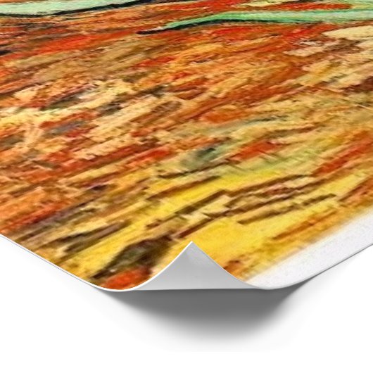 Van Gogh Irises Poster (Hoek)