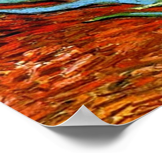 Van Gogh - Irises Poster (Hoek)