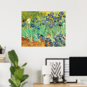 Van Gogh Irises Poster (Thuiskantoor)