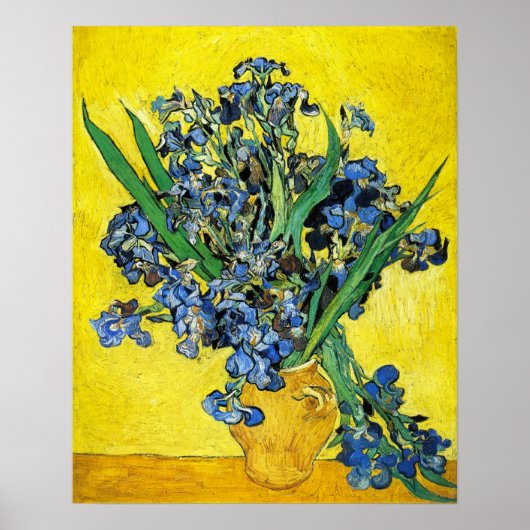 Van Gogh Irises Poster (Voorkant)