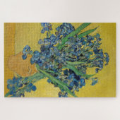 Van Gogh Irises Puzzle Yellow green blue Legpuzzel (Horizontaal)