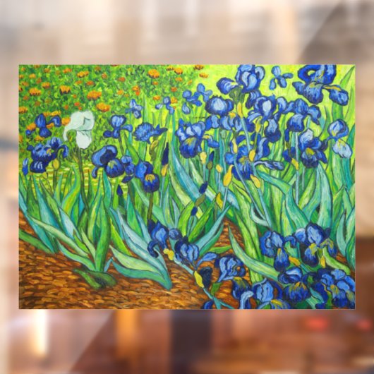 Van Gogh Irises Raamsticker (Vel 2)
