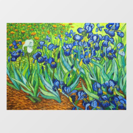 Van Gogh Irises Raamsticker (Vel)