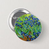 Van Gogh Irises Ronde Button 5,7 Cm (Voorkant /achterkant)