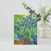 Van Gogh Irises RSVP Kaartje (Staand voorkant)
