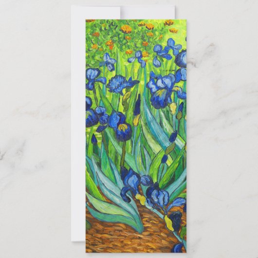 Van Gogh Irises Save The Date (Voorkant)