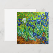 Van Gogh Irises Save The Date (Voorkant / Achterkant)