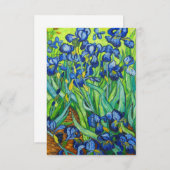 Van Gogh Irises Save The Date (Voorkant / Achterkant)