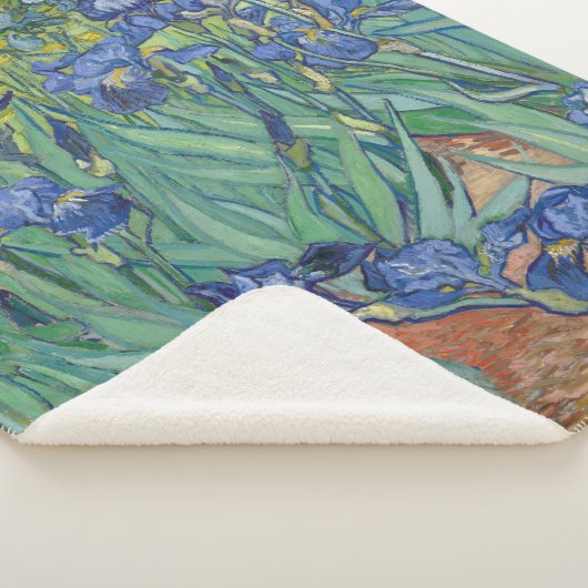 Van Gogh Irises Sherpa Deken (3/4)