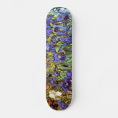 Van Gogh: Irises Skateboard (Voorkant)