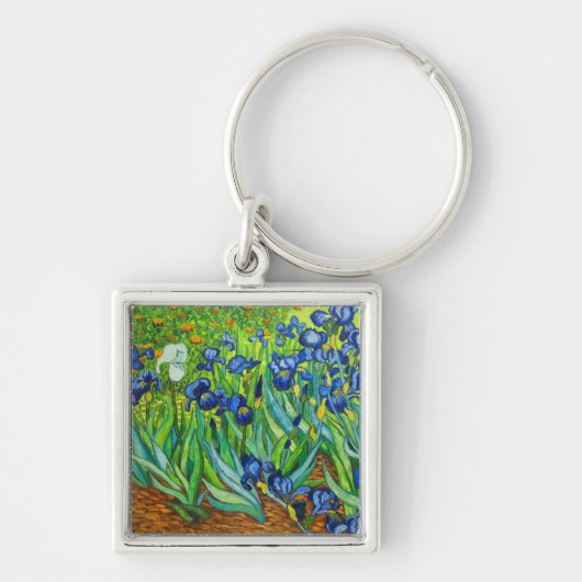 Van Gogh Irises Sleutelhanger (Voorkant)