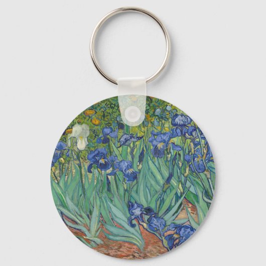 Van Gogh  Irises Sleutelhanger (Voorkant)