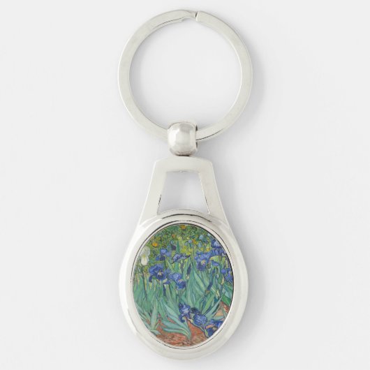 Van Gogh  Irises Sleutelhanger (Voorkant)