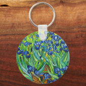 Van Gogh Irises Sleutelhanger (Voorkant)