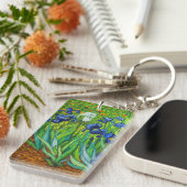 Van Gogh Irises Sleutelhanger (Voorkant Rechts)