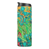 Van Gogh Irises, St. Remy, Blauwgroen Thermosbeker (Geroteerd rechts)