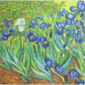 Van Gogh Irises Sticker (Voorkant)