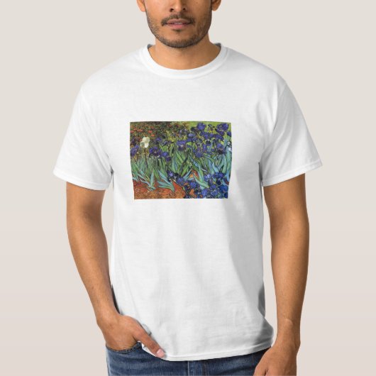 Van Gogh Irises T-shirt (Voorkant)