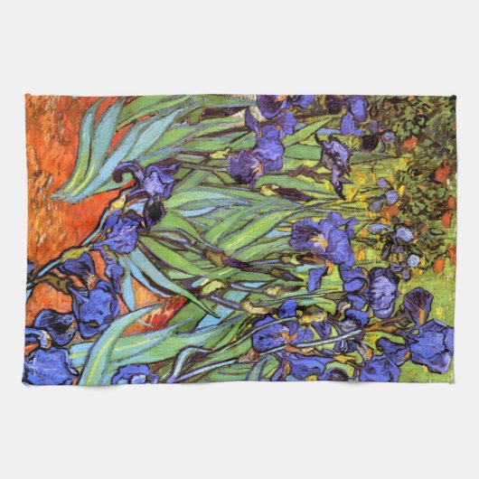 Van Gogh: Irises Theedoek (Horizontaal)