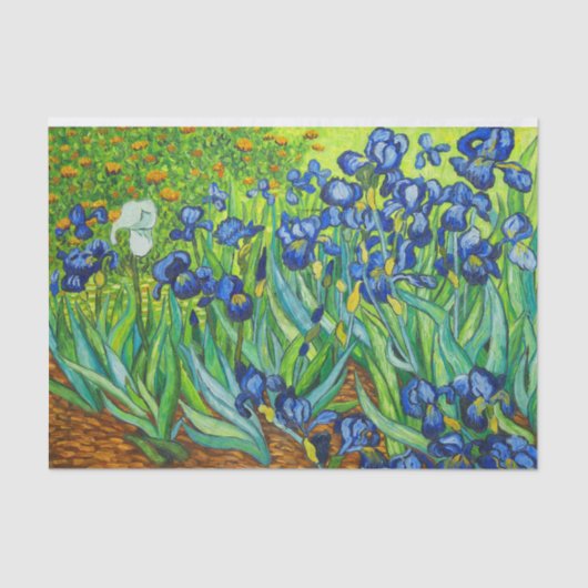 Van Gogh Irises Tissuepapier (Voorkant)