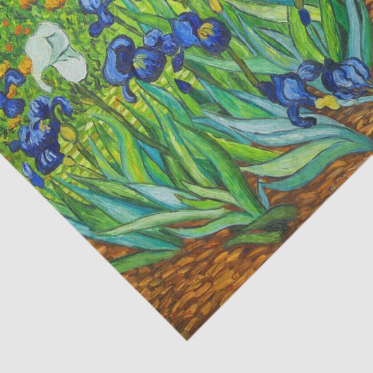 Van Gogh Irises Tissuepapier (Detail)