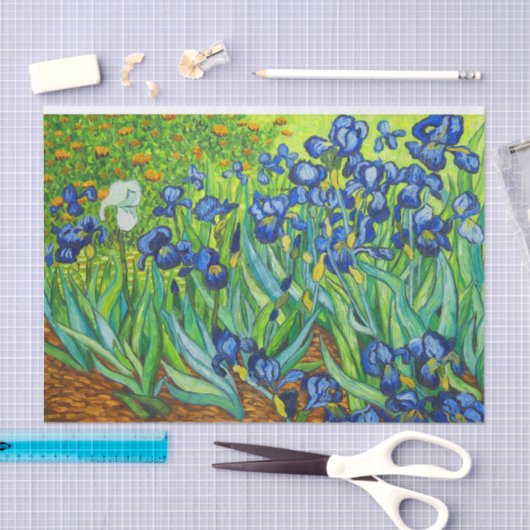Van Gogh Irises Tissuepapier (Craft)
