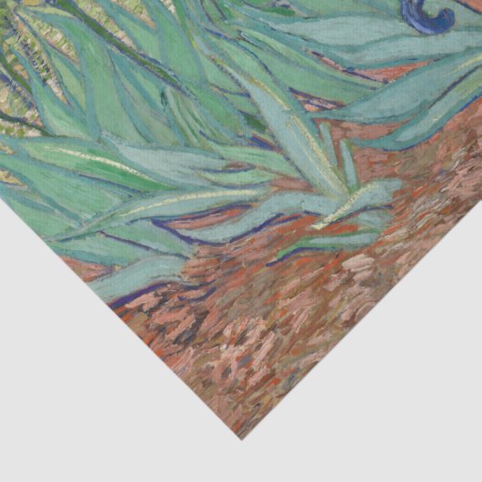 Van Gogh  Irises Tissuepapier (Detail)