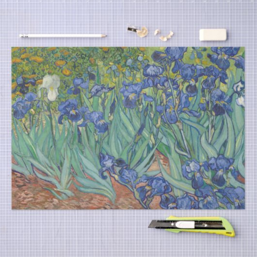 Van Gogh  Irises Tissuepapier (Craft)