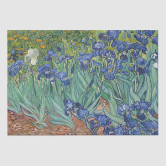 Van Gogh  Irises Tissuepapier (Voorkant)