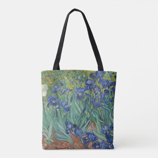 Van Gogh  Irises Tote Bag (Achterkant)