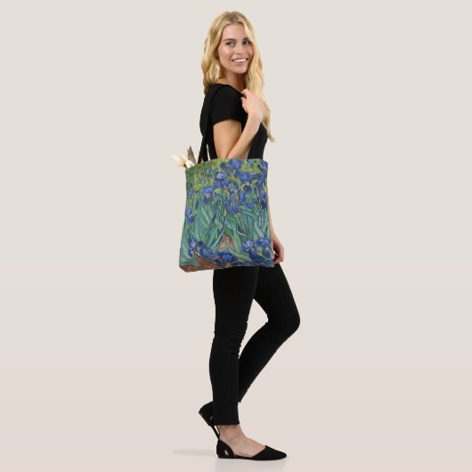 Van Gogh  Irises Tote Bag (Op model)