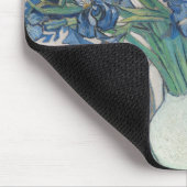 Van Gogh Irises voegen je monogram toe Muismat (Hoek)