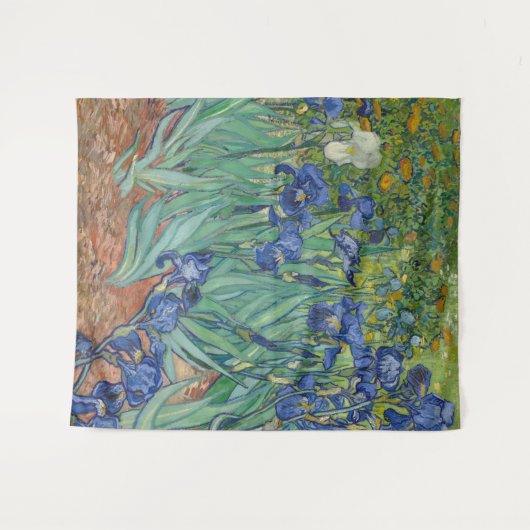 Van Gogh  Irises Wandkleed (Voorkant (horizontaal))