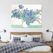 Van Gogh "Irisis"  Canvas Afdruk (Insitu (Slaapkamer))