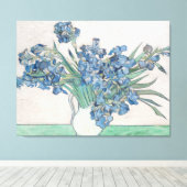Van Gogh "Irisis"  Canvas Afdruk (Insitu (Houten vloer))