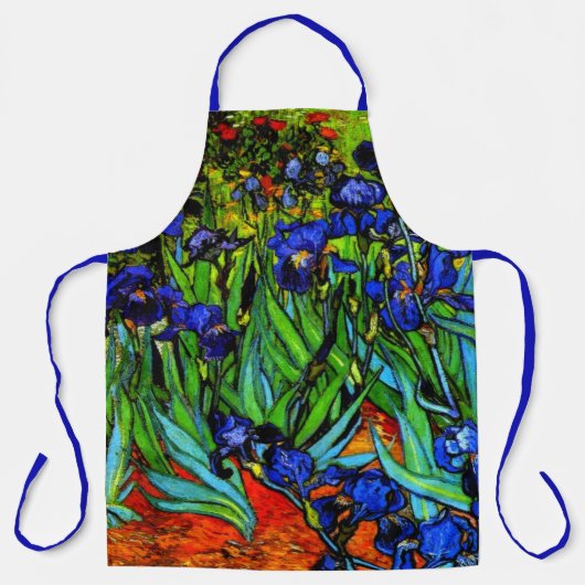 Van Gogh - Irissen, 1889, Schort (Voorkant)