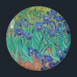 Van Gogh Irissen. Blauwe bloemen natuur impression Magneet<br><div class="desc">Van Gogh "Irises" magnet. Blauwe florale impressionistische kunst.</div>