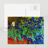 Van Gogh - Irissen Briefkaart (Voorkant / Achterkant)