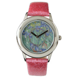 Van Gogh Irissen Flowers Peace Love Natuur Destiny Horloge