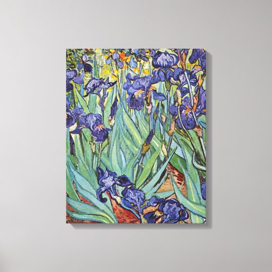 Van Gogh Irissen Impressionistisch Schilderij Canvas Afdruk (Voorkant)