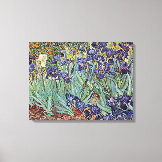 Van Gogh Irissen Impressionistisch Schilderij Canvas Afdruk (Voorkant)