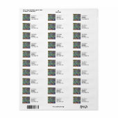 Van Gogh Irissen Impressionistisch Schilderij Etiket (Full Sheet)
