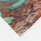 Van Gogh Irissen Impressionistisch Schilderij Fleece Deken (Hoek)