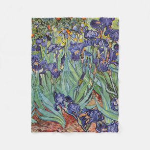 Van Gogh Irissen Impressionistisch Schilderij Fleece Deken